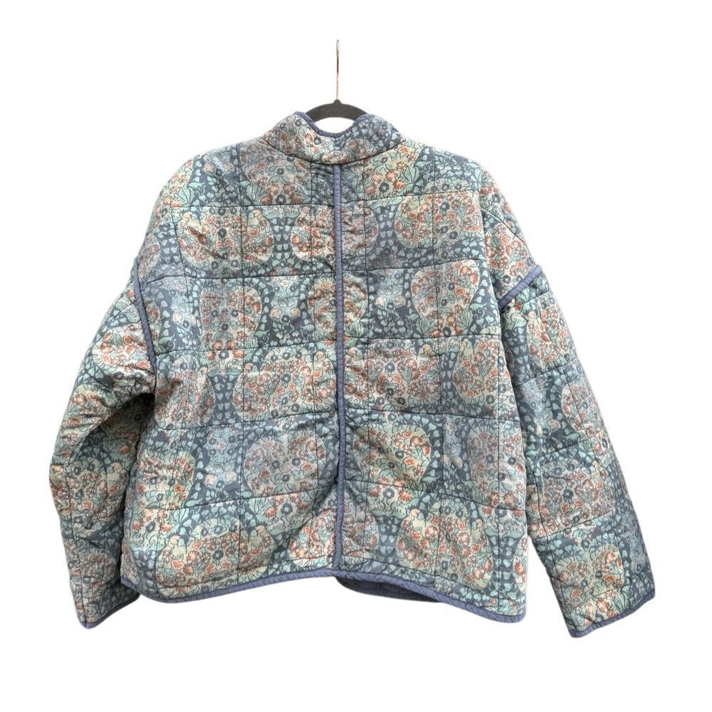 Free People Women's Chloe Cotton Floral Quilted Jacket Size Small - Picture 8 of 10